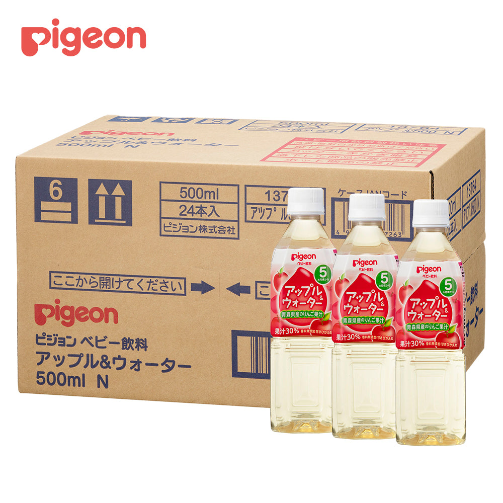 【24本入】アップル＆ウォーター 500ml